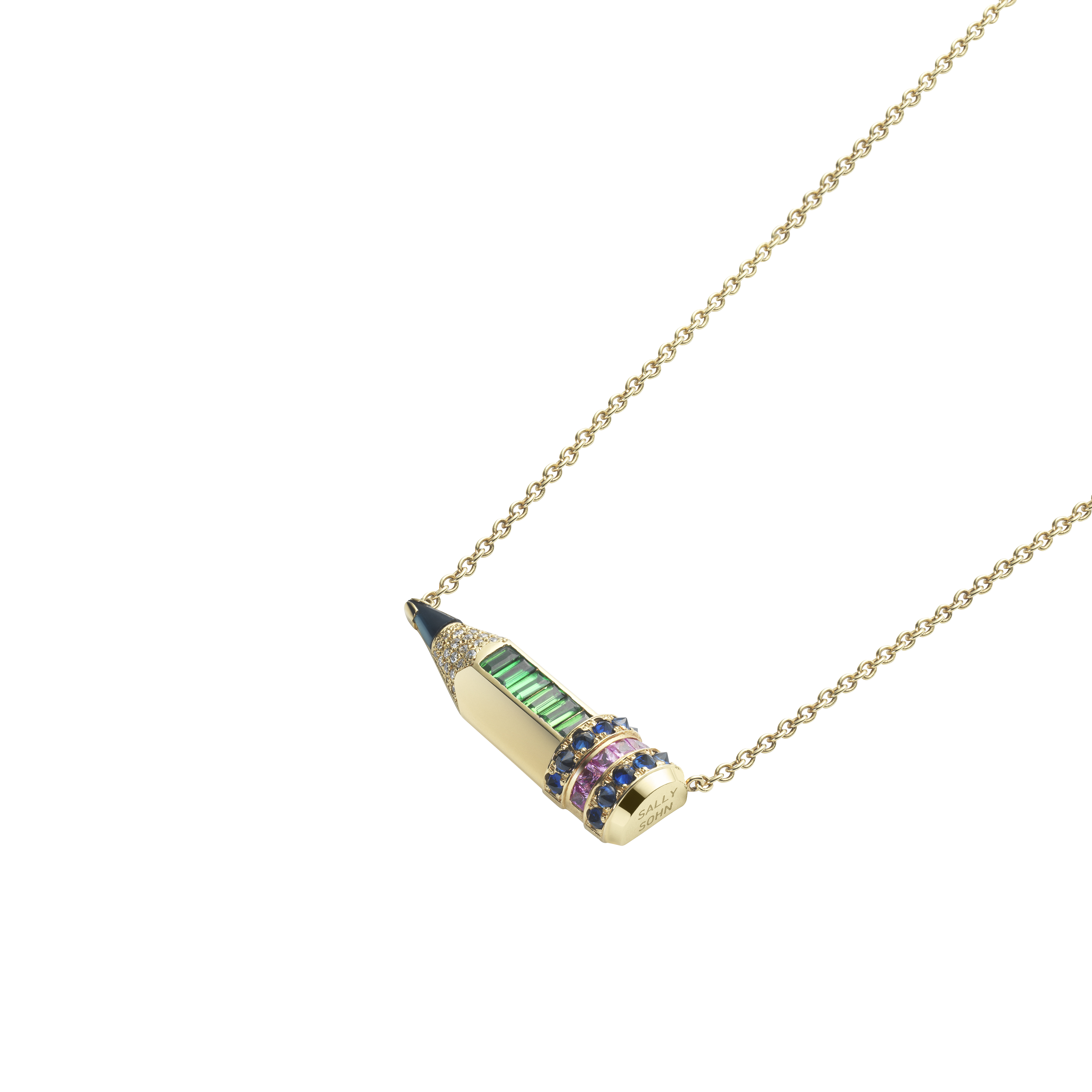 Pencil 10.0 Necklace / Tsavorite