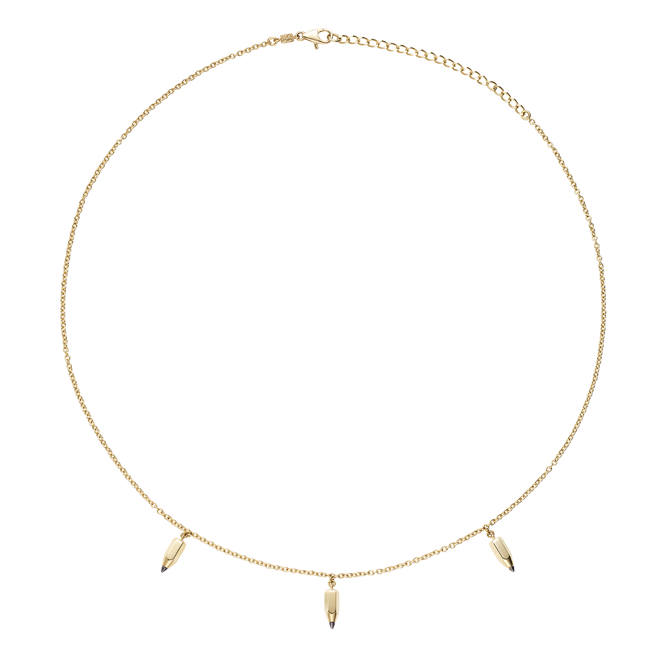 3.5 V-Pencil Choker Necklace