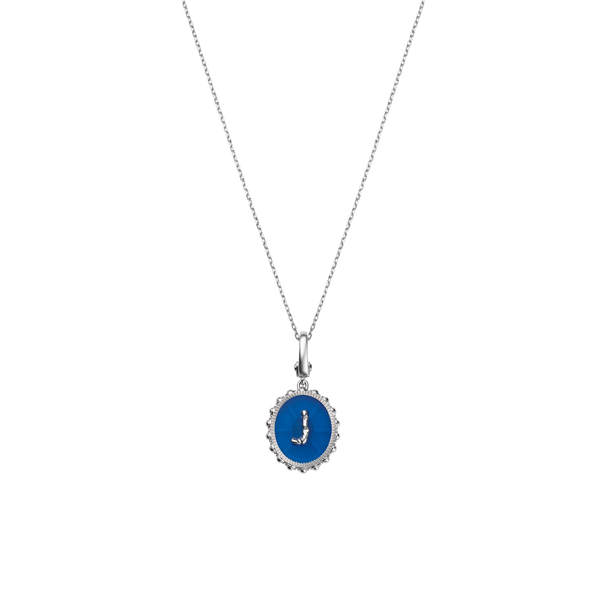 Oval Initial Necklace