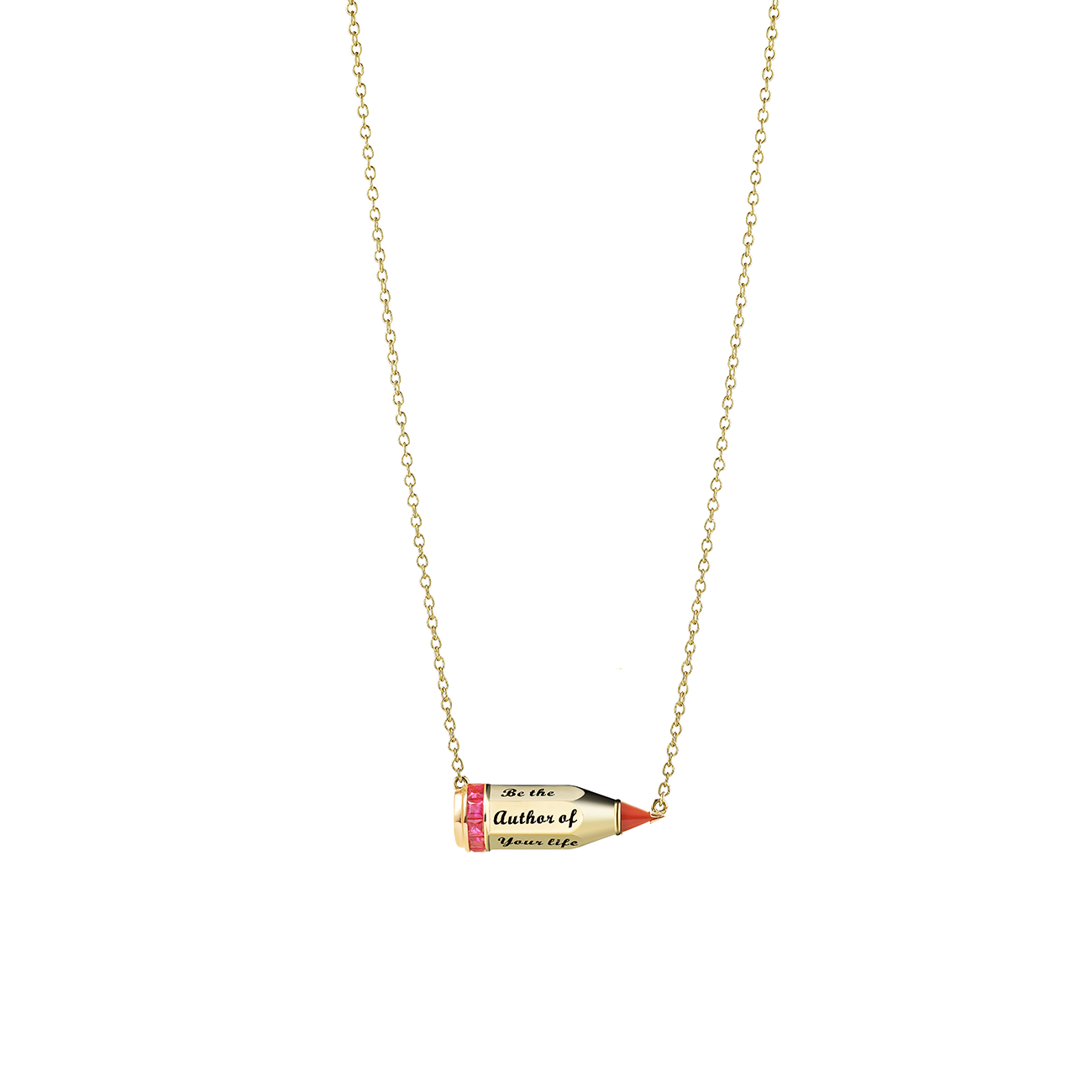 Ruby Be The Pencil Necklace