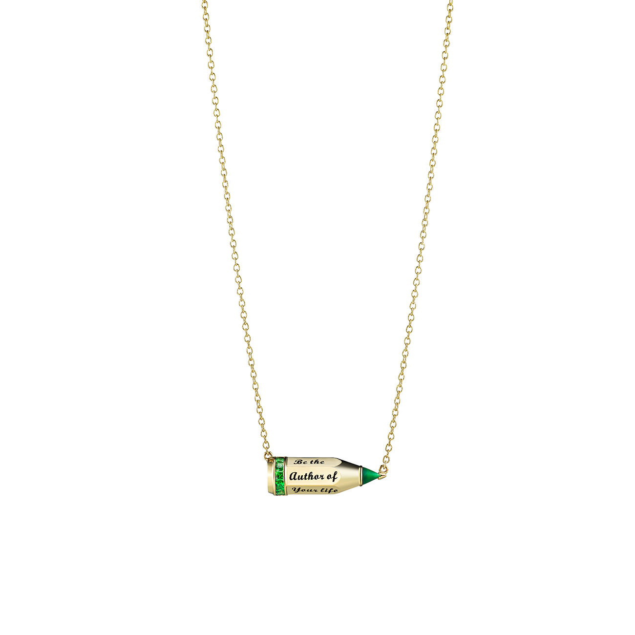 Tsavorites  Be The Pencil Necklace