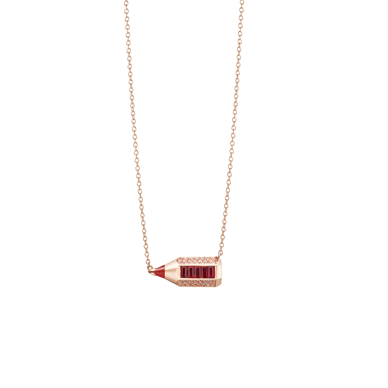 Ruby Stub Pencil Necklace