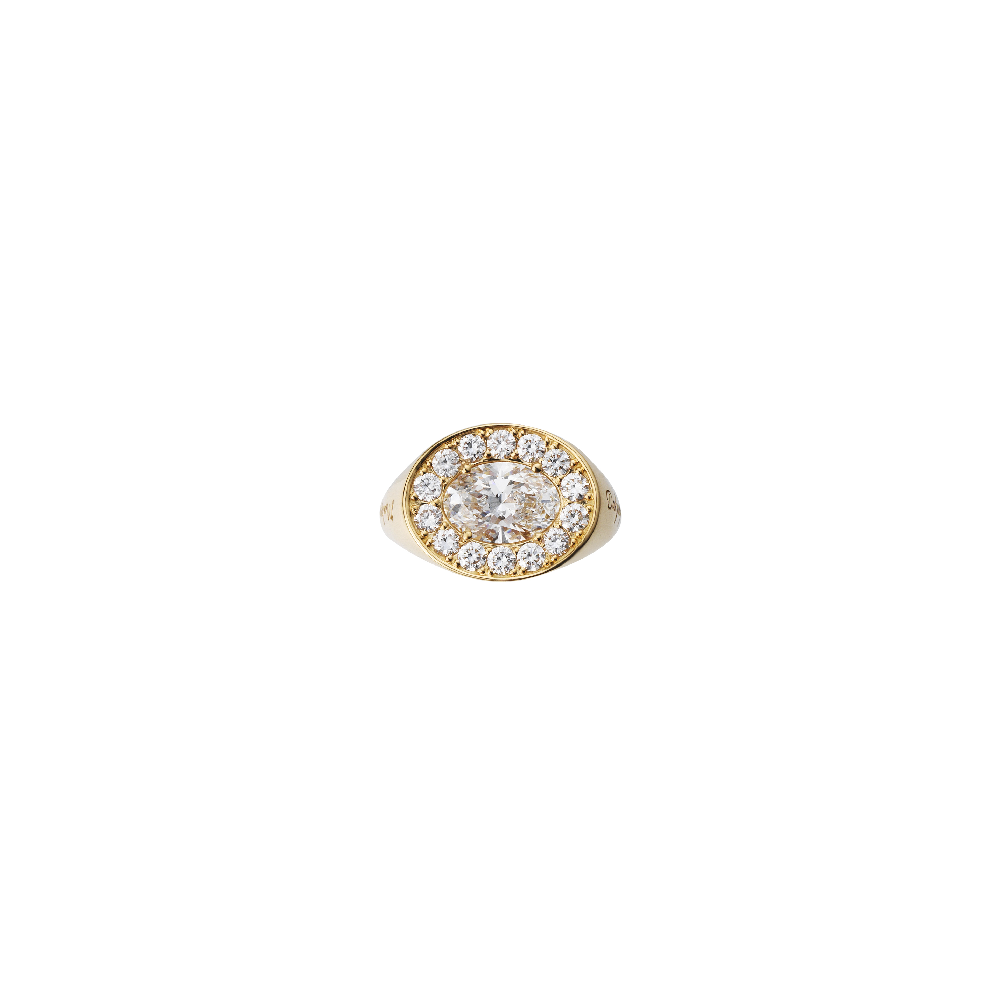 Oval Halo Ring / LAB