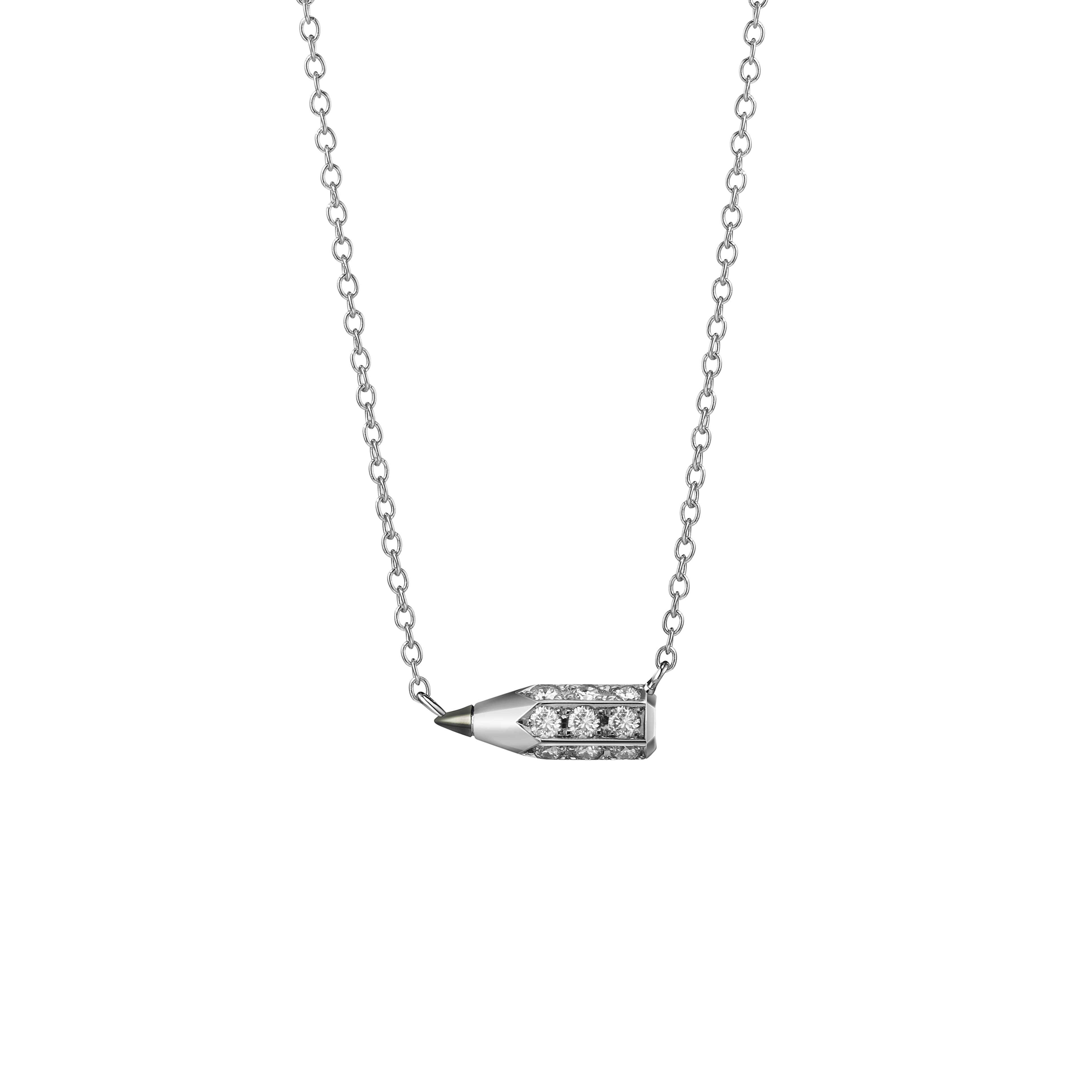 Pencil 4.5 Necklace H / Diamond