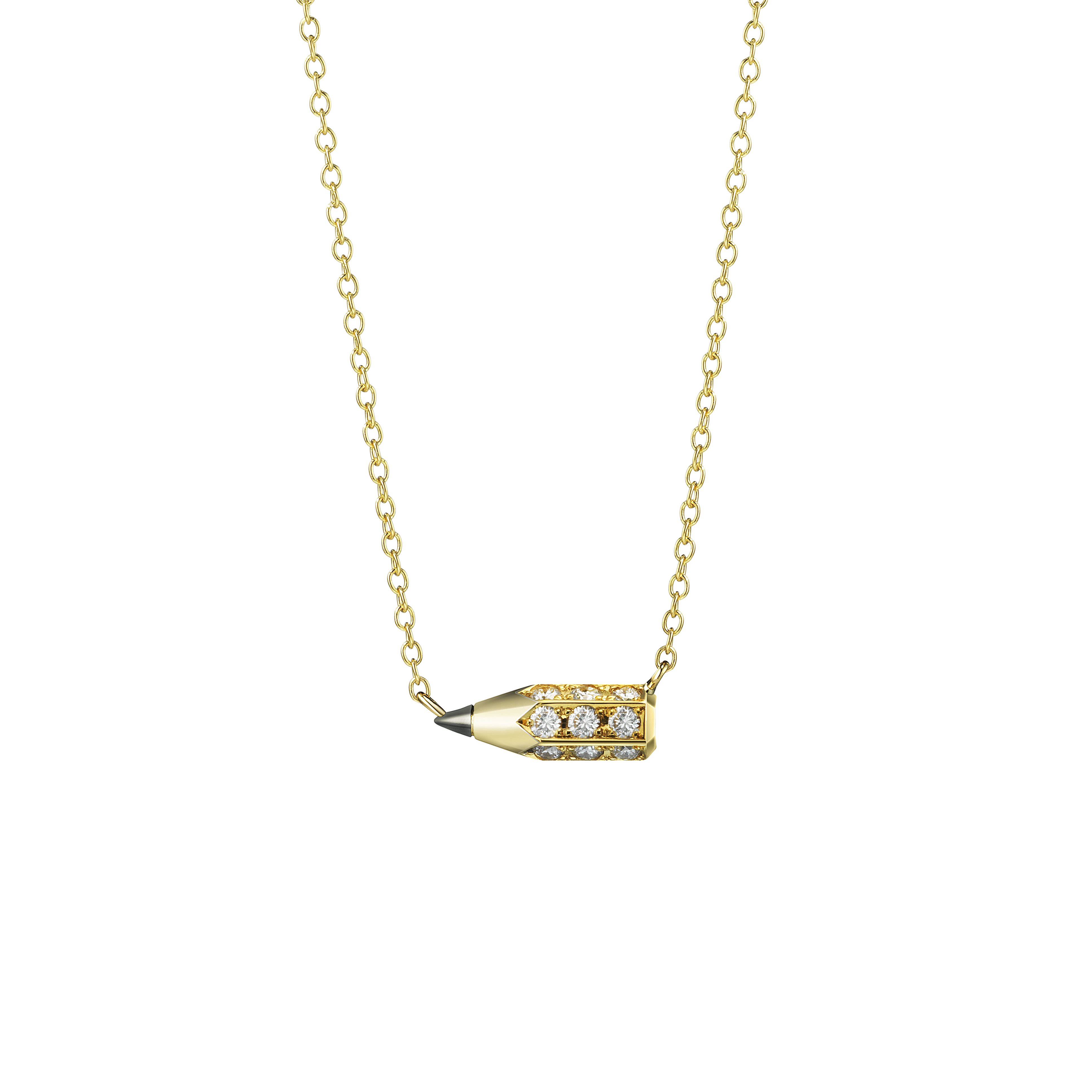 Pencil 4.5 Necklace H / Diamond