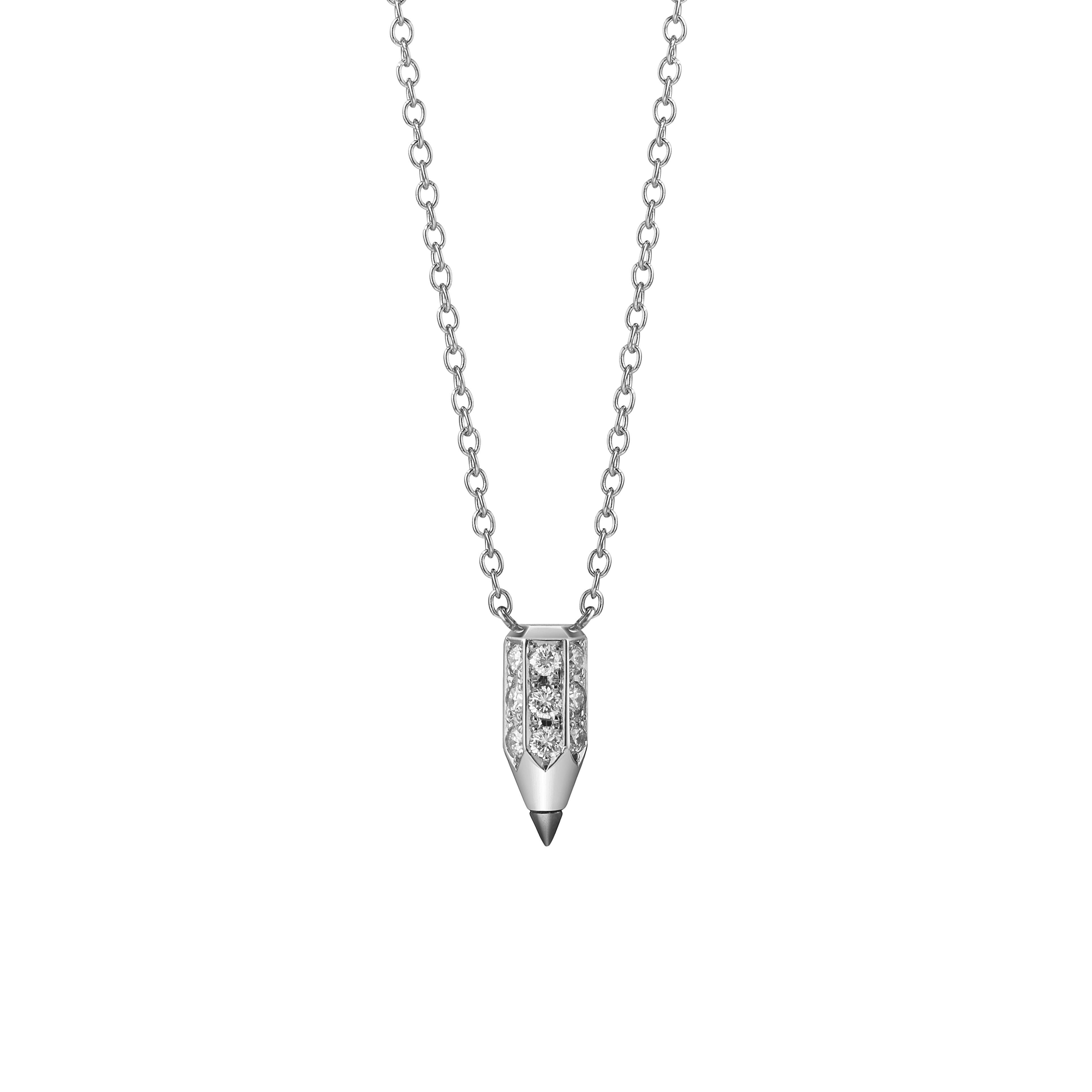 Pencil 4.5 Necklace V / Diamond