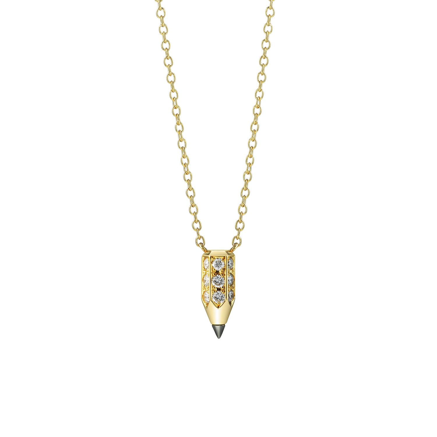 Pencil 4.5 Necklace V / Diamond