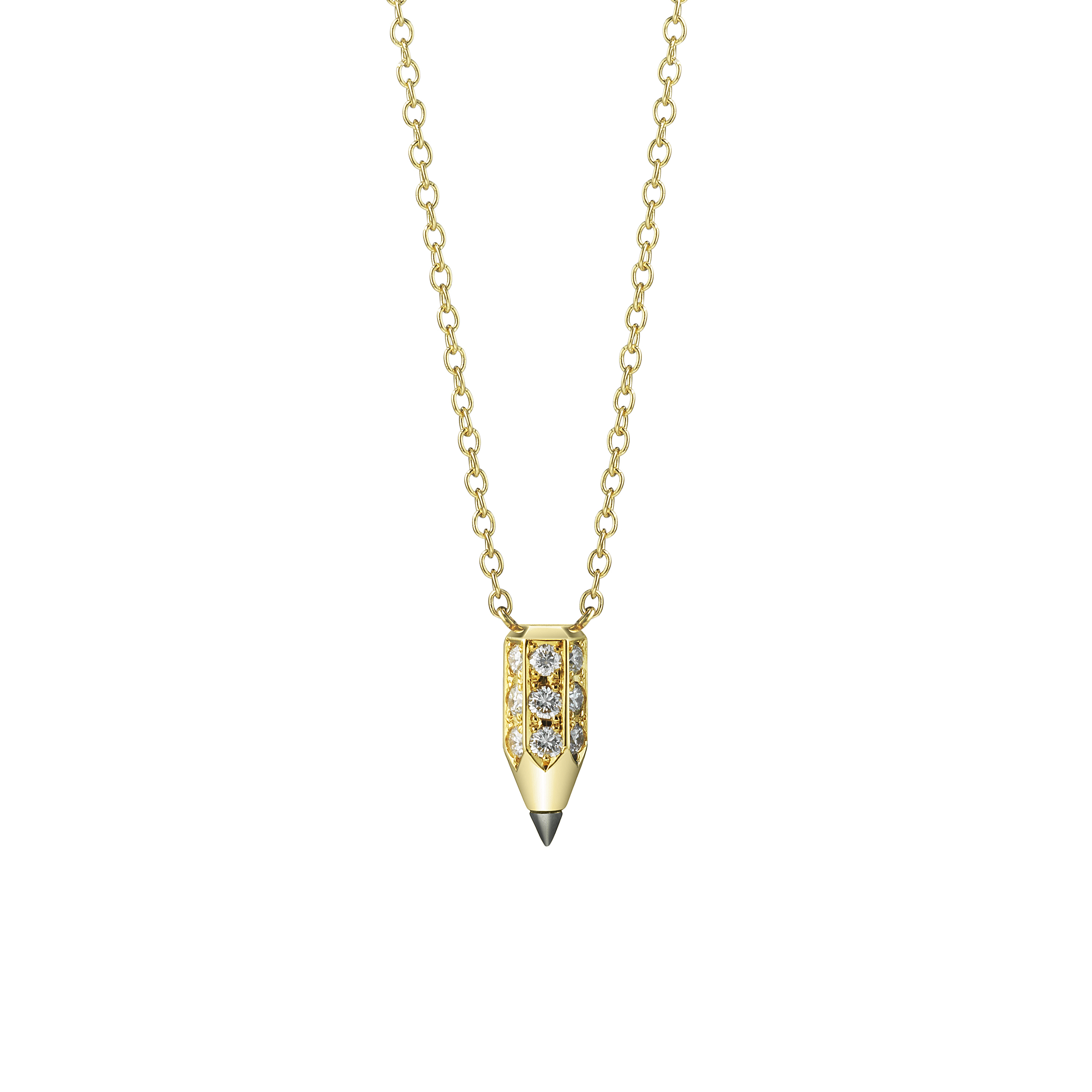 Pencil 4.5 Necklace V / Diamond
