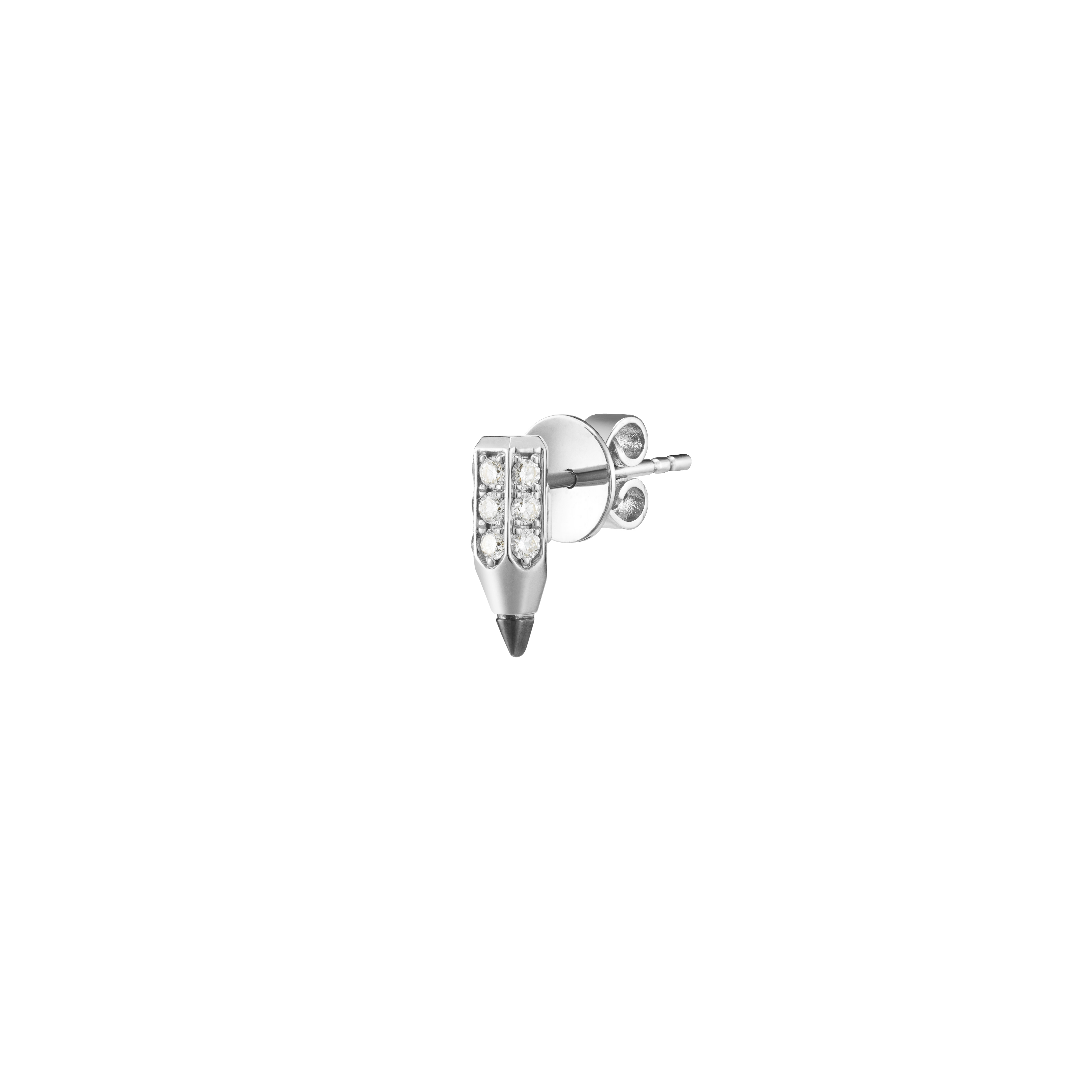 Pencil 4.5 Earrings / Diamond