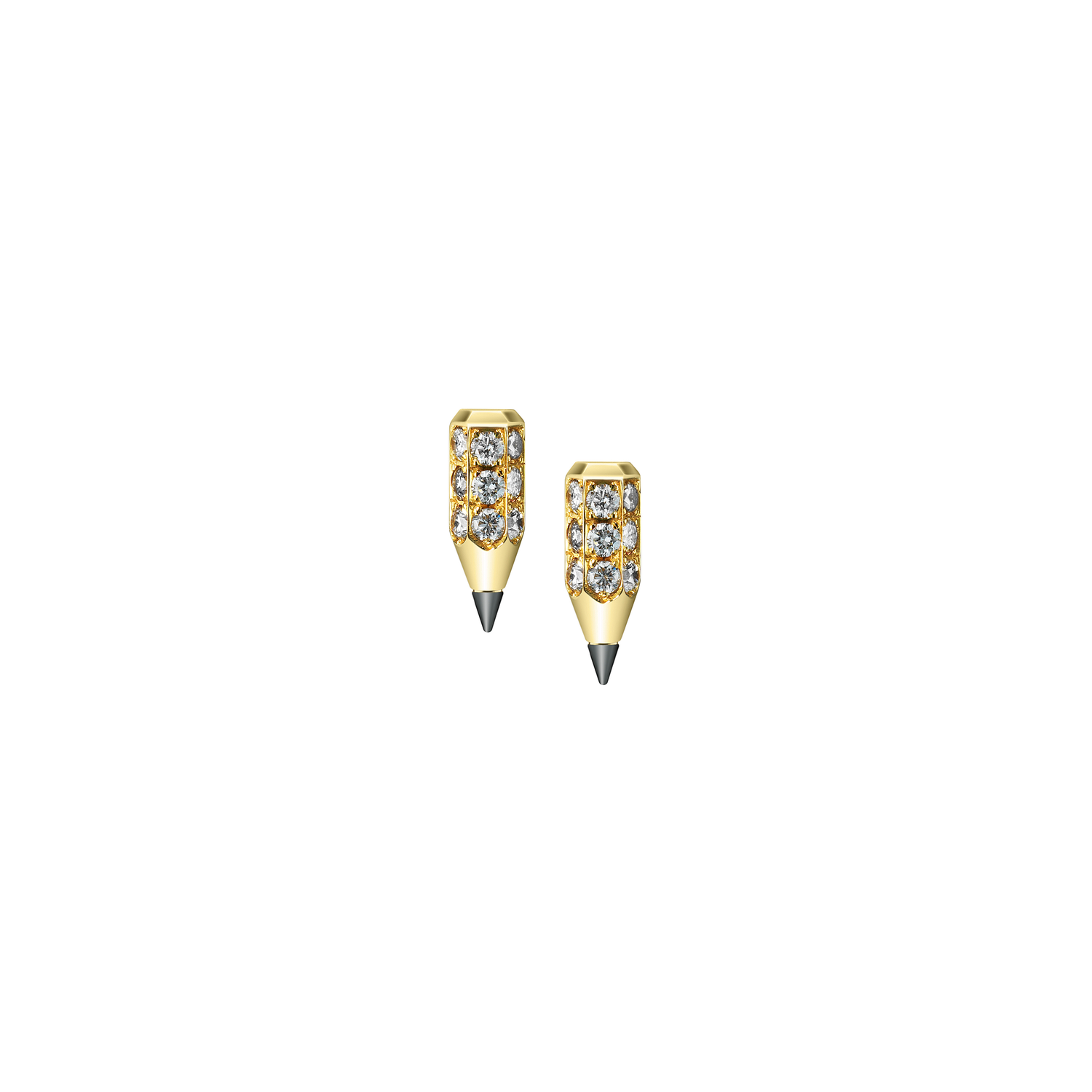 Pencil 4.5 Earrings / Diamond