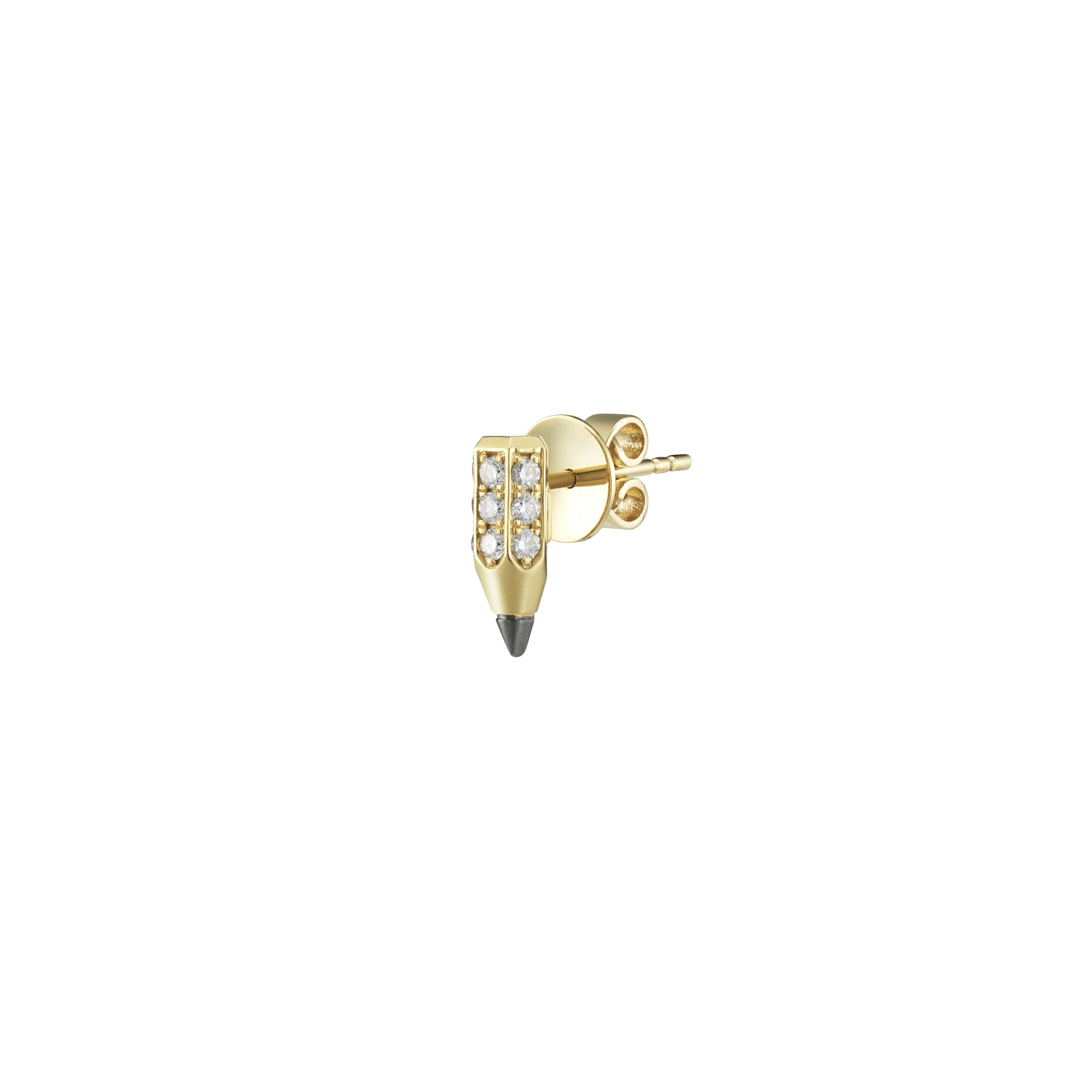 Pencil 4.5 Earrings / Diamond
