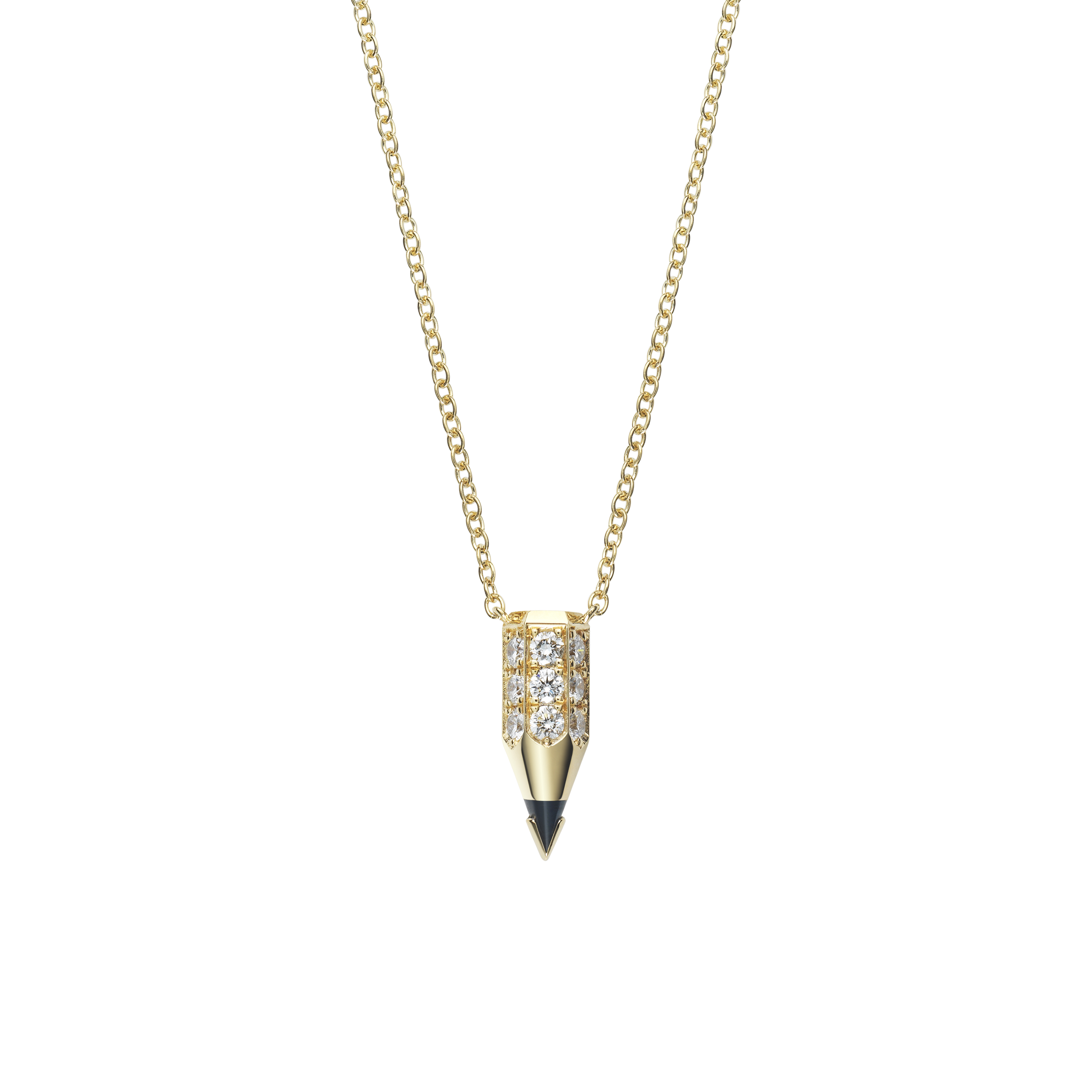Pencil 5.5 Necklace V / Diamond