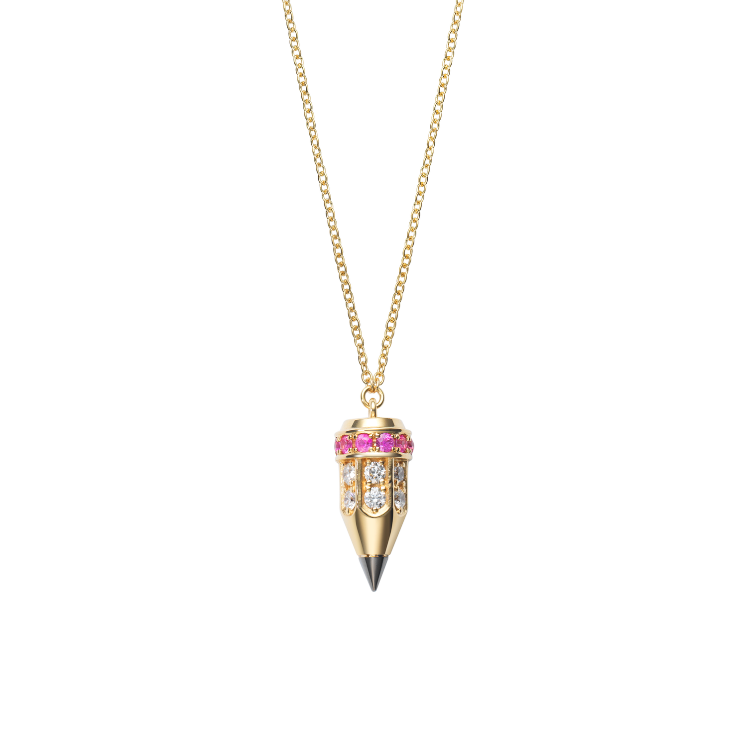 Pencil 6.0 Necklace / Pink Sapphire