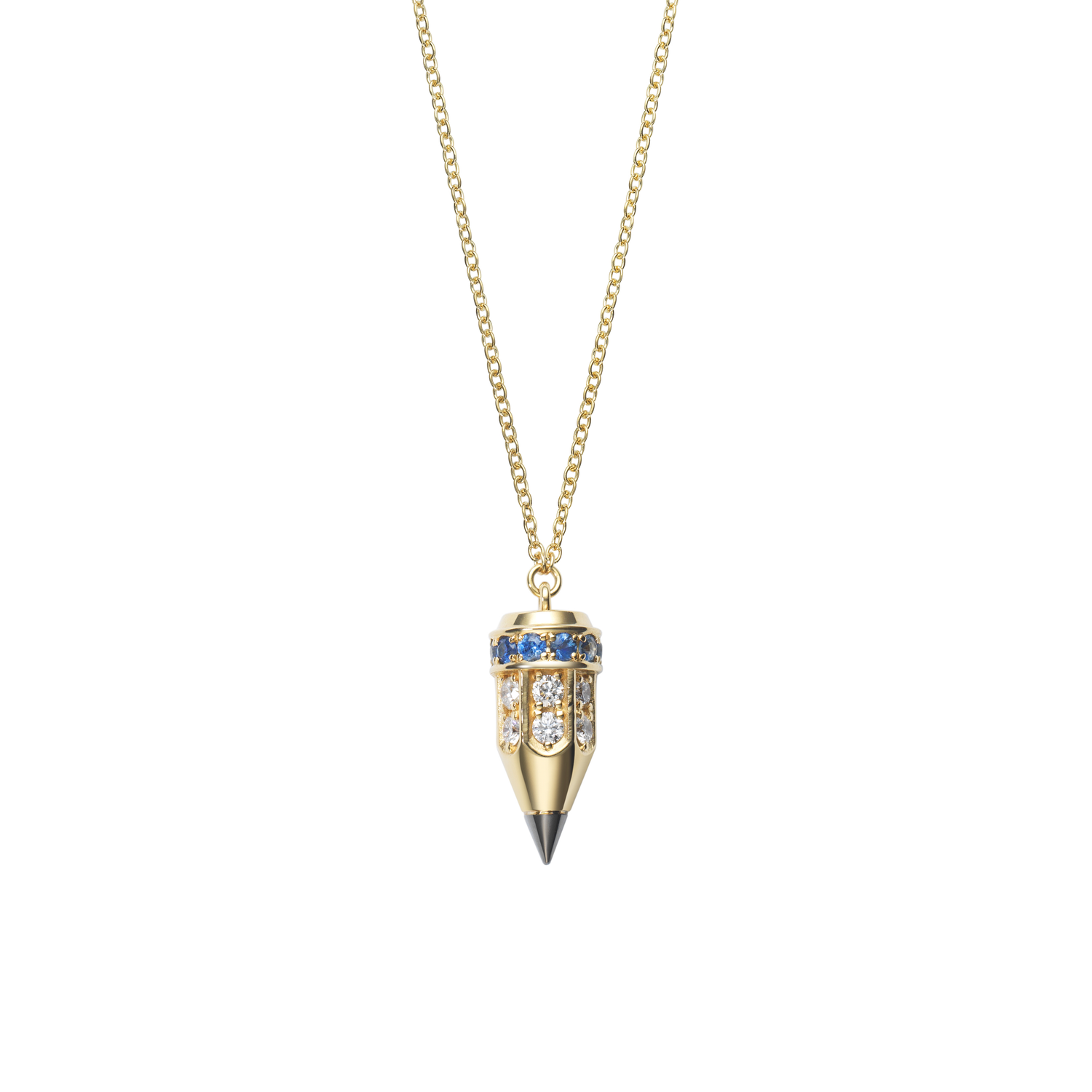 Pencil 6.0 Necklace / Blue Sapphire