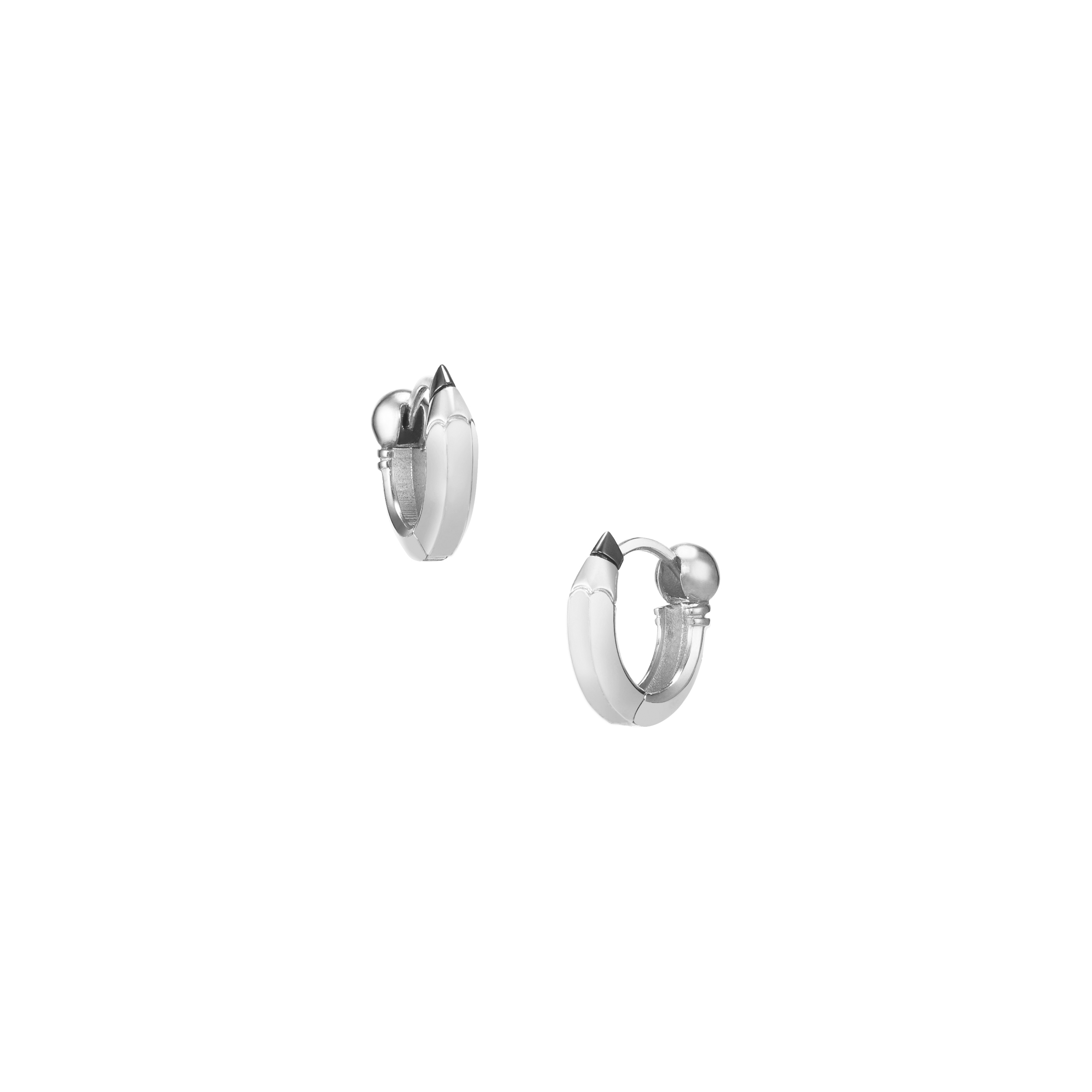 Pencil Hoop Earrings
