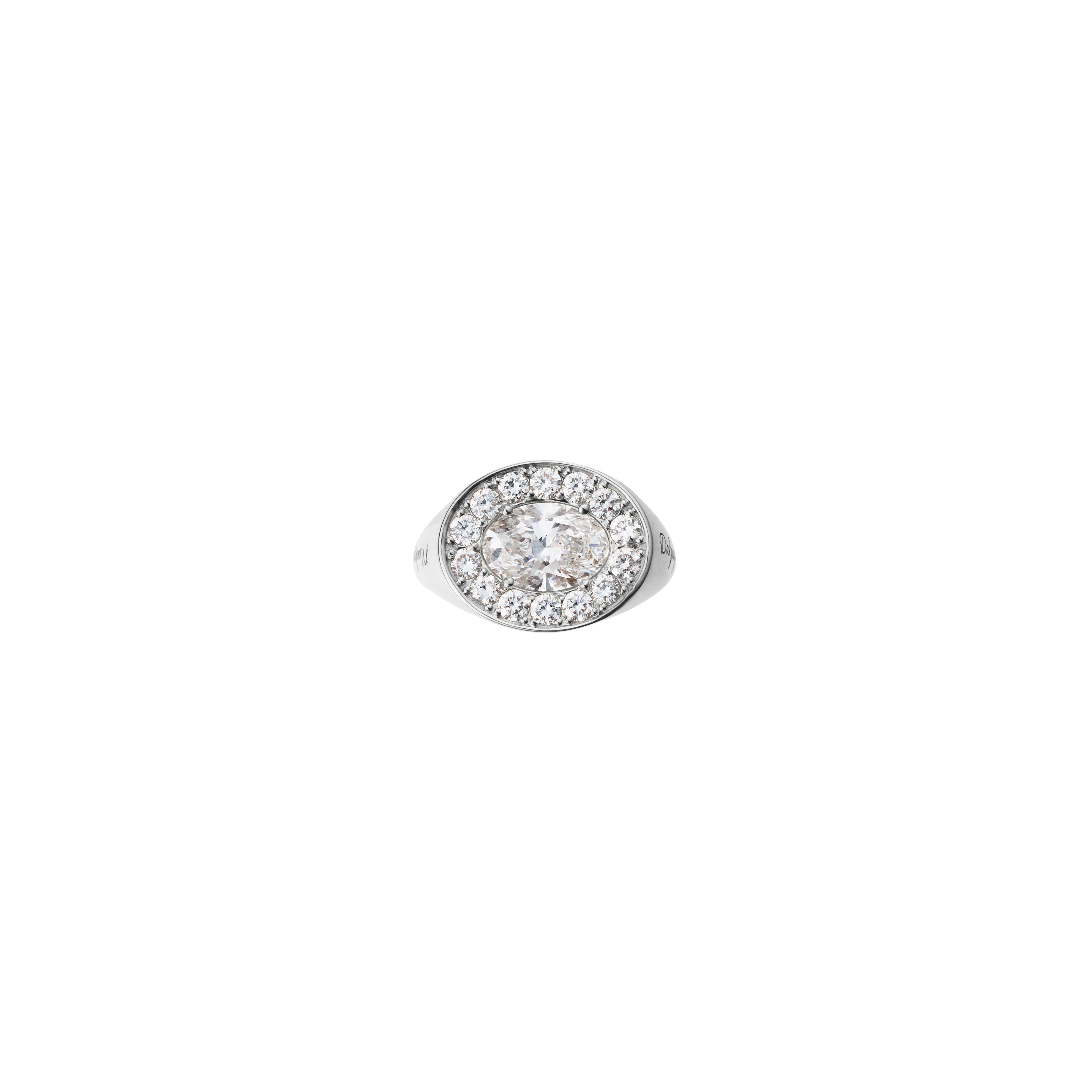 Oval Halo Ring / LAB