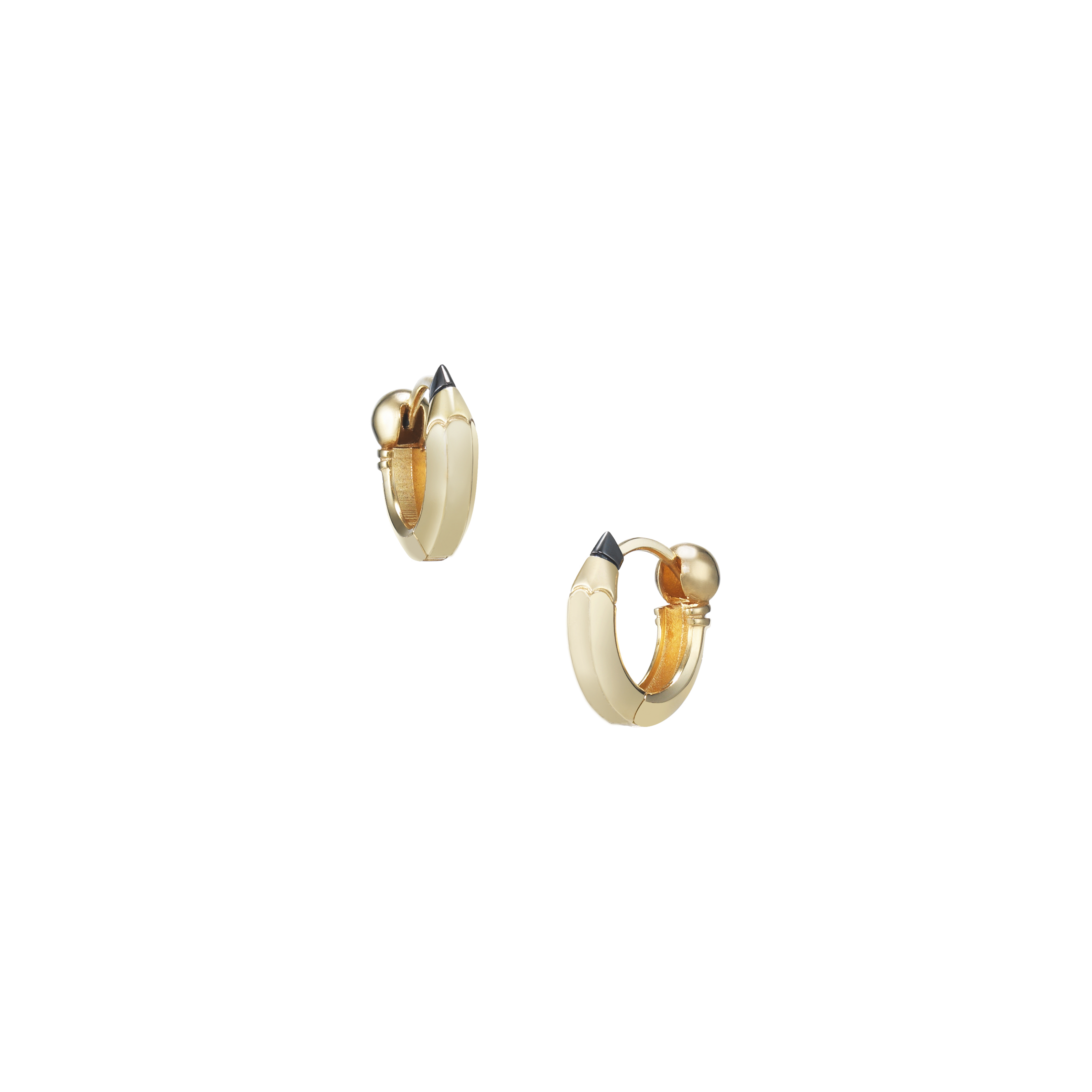 Pencil Hoop Earrings