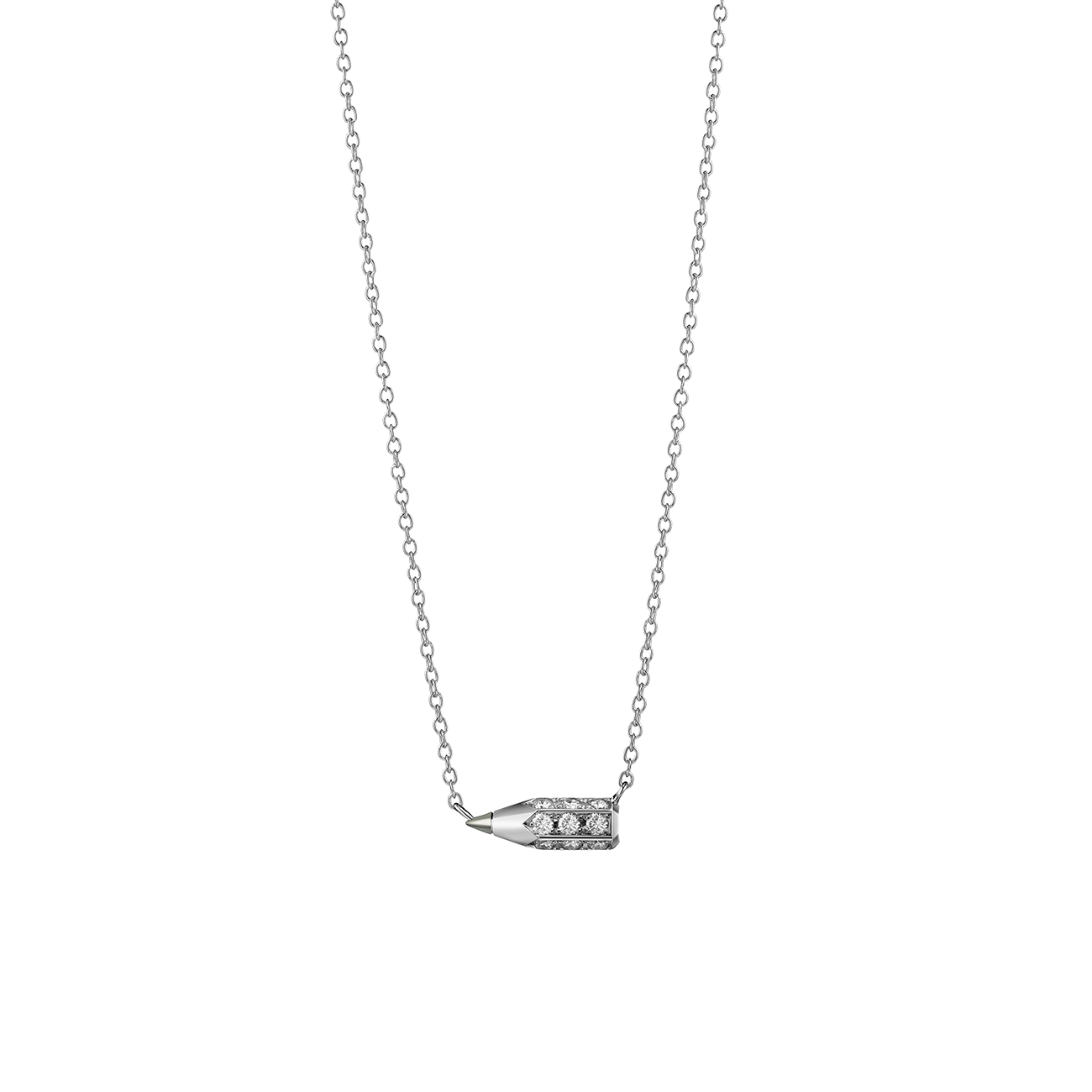 4.5 Diamond Pencil Necklace